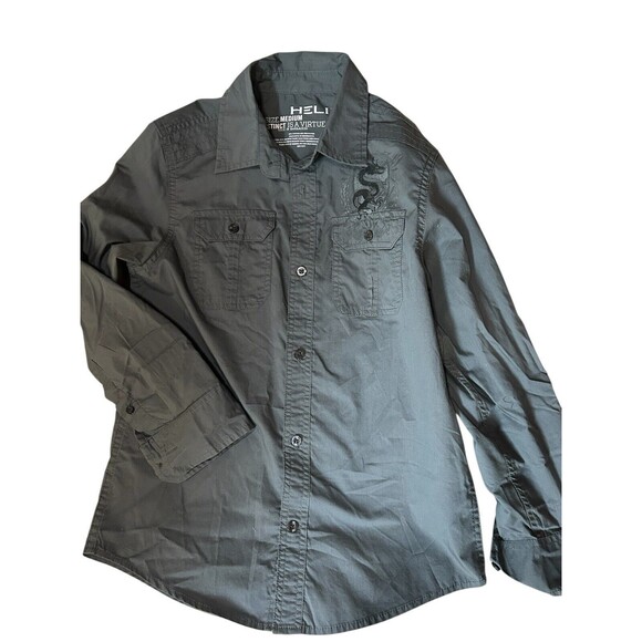HELIX boys button down shirt size medium - Picture 1 of 6
